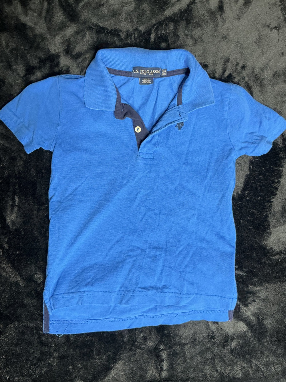 U.S. Polo Assn. Royal Blue Polo with Navy Trim